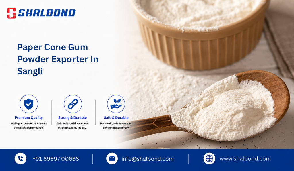 Paper Cone Gum Powder Exporter in Sangli
