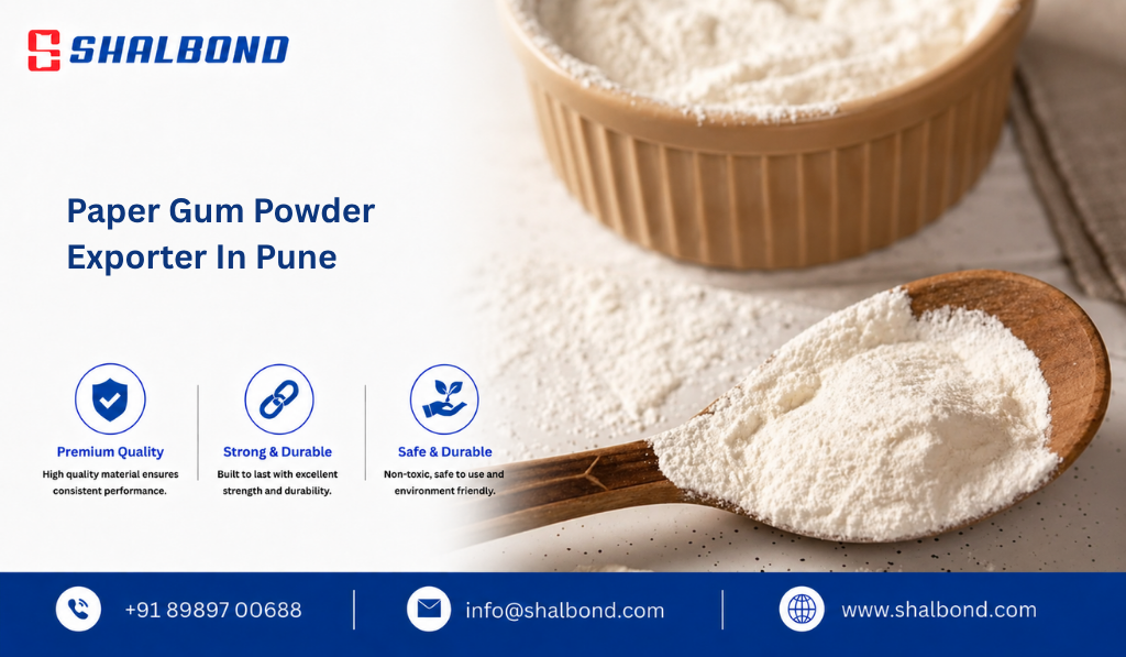 Paper Gum Powder Exporter in Pune